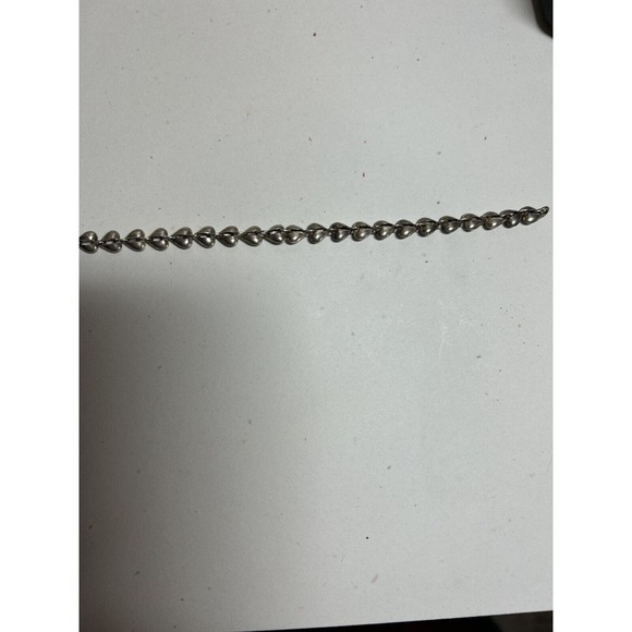 Unbranded Jewelry - Heart String Sterling Silver Bracelet Handmade 7” and ~6.4 grams SA-Salerno